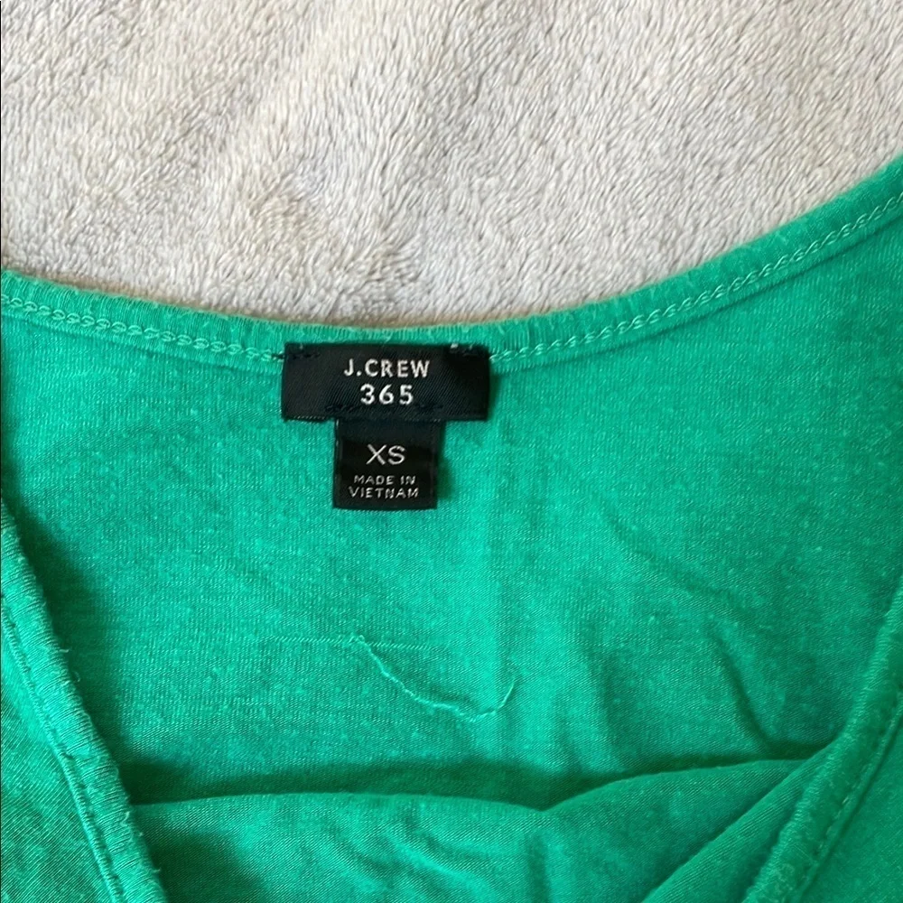 J. Crew Green Sleeveless Camisole